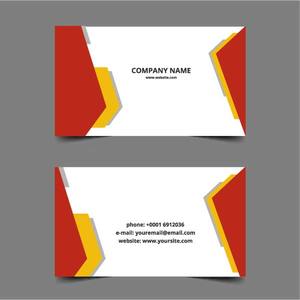Company card template
