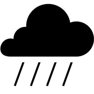 Rain icon vector